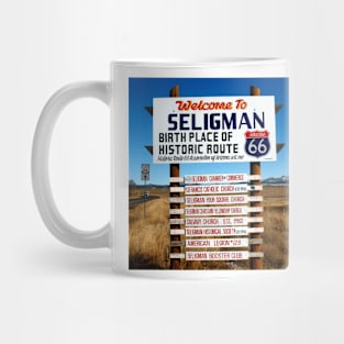 welcome to seligman Mug